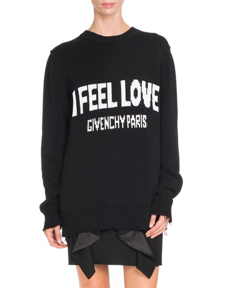 i feel love givenchy paris sweater|Women's Givenchy Clothing .